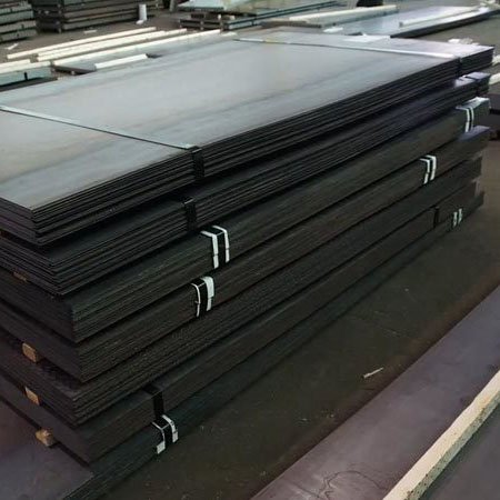 How are steel plates produced?